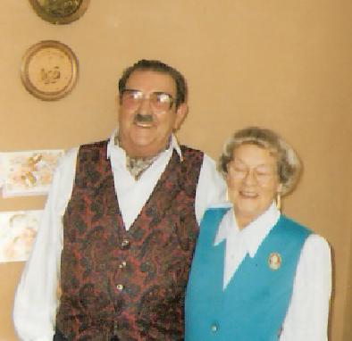 Edna May Bailey & James Benjamin Bailey, 50th wedding anniversary in Fleetwood, England